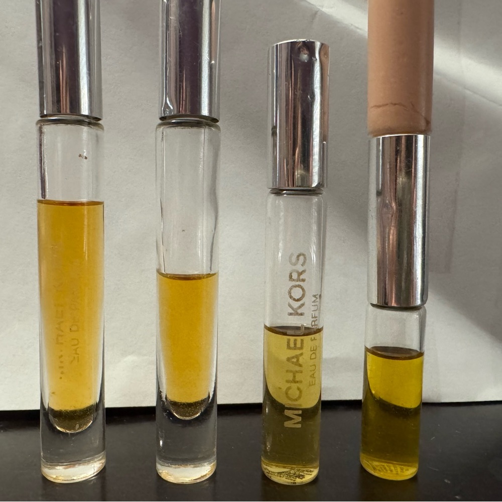 Michael Kors By Michael Kors Eau de Parfum EDP Lot Of 4 Rollerballs USED